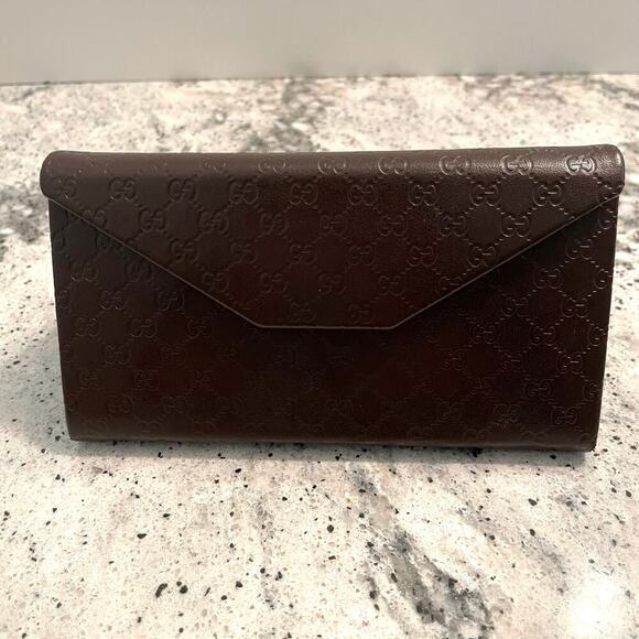 Gucci Bamboo Sunglasses GG0505S Brown Horn Rounded Square with Case main image 6
